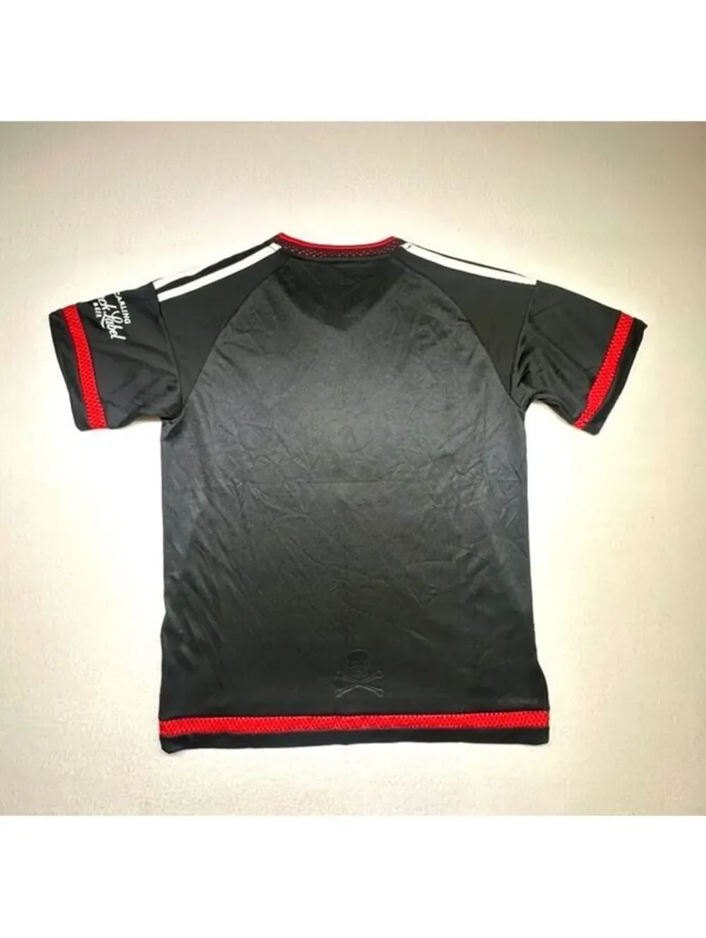 Adidas Orlando Pirates FC 2020/21 Home Soccer Jersey Black Skull Men's Medium M